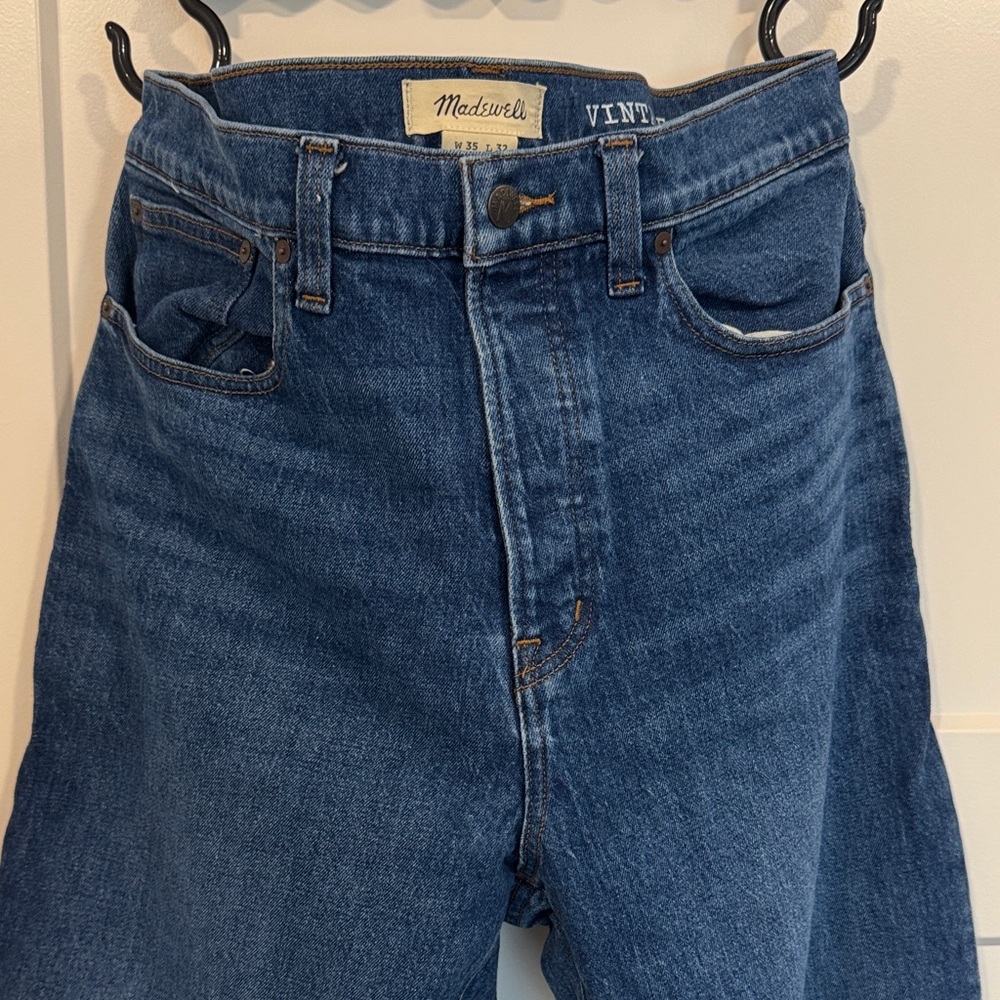 Madewell Men's Vintage Bootcut Blue Jeans 35/32 EUC